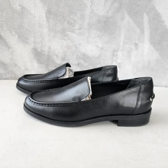 Everlane The Modern Loafer Shoes Womens Size 9 Black Leather Slip On Classy NIB - Picture 4 of 14
